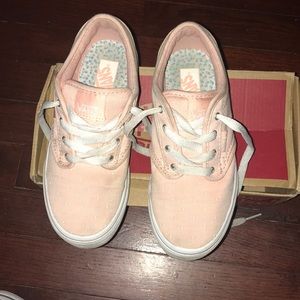 Little girls Vans shoes size:2.5
